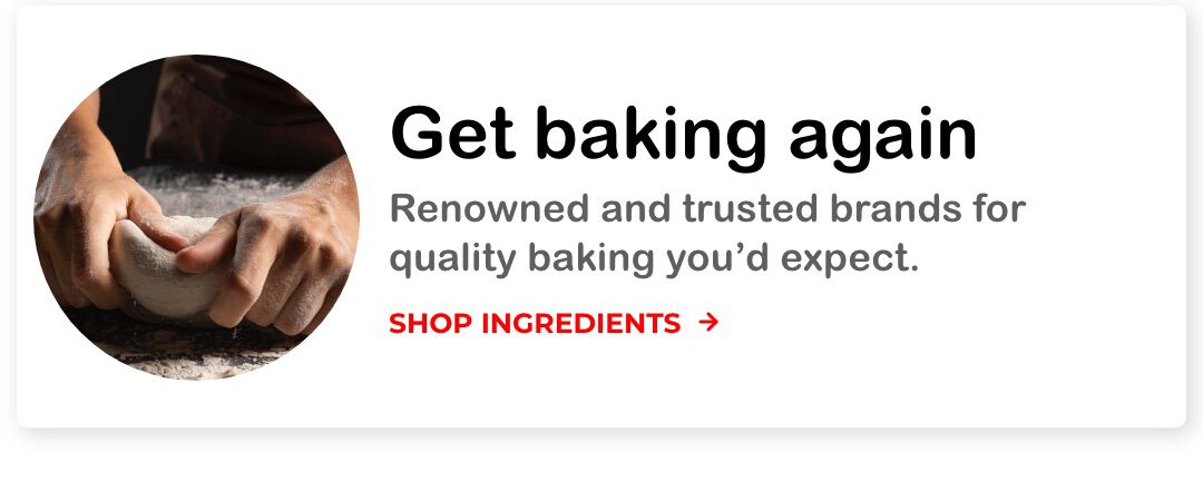 Get baking again!
